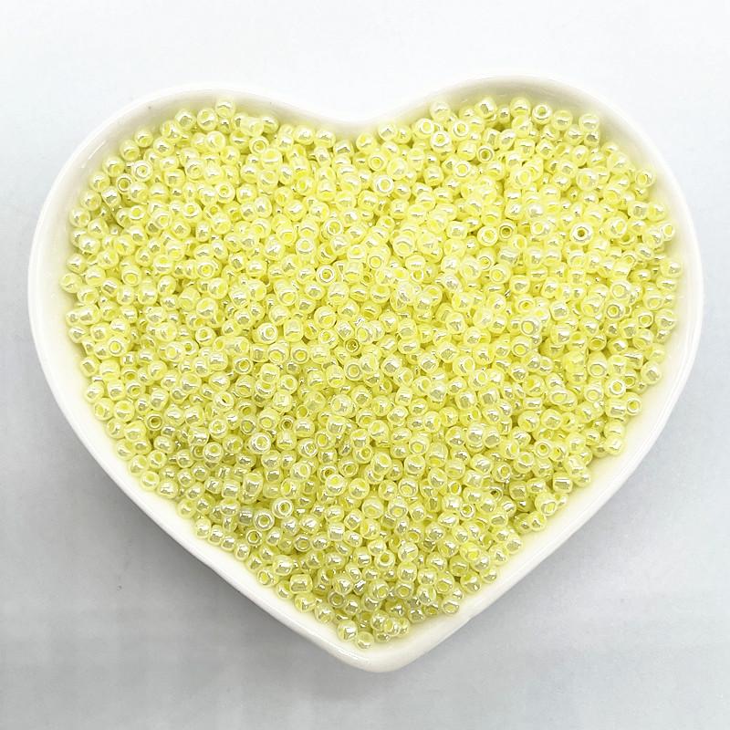 New 15g/lot 4mm Effect of The Cream Charm Czech Glass Seed Beads for Jewelry Making DIY Bracelet Necklace Accessories