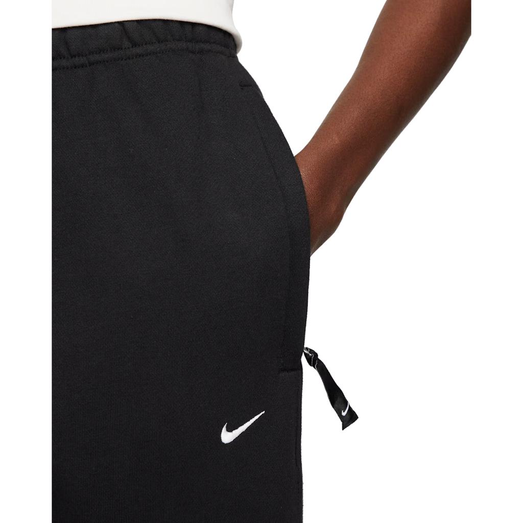 Nike Solo Swoosh Fleece Pants, Mens Black Trousers