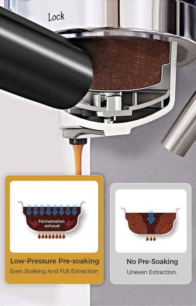 Cafelffe W pełni Automatyczne Ekspresy do Espresso Automatyczne Spienianie Mleka Kawa Mielona Stal Nierdzewna Ekspres do Cappuccino Kawiarnia 20 Bar