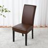 Waterproof PU Leather Seat Covers for Dining Chairs Stretchable Dining Room Chair Seat Covers, Kitchen Chair Seat Covers Protectors