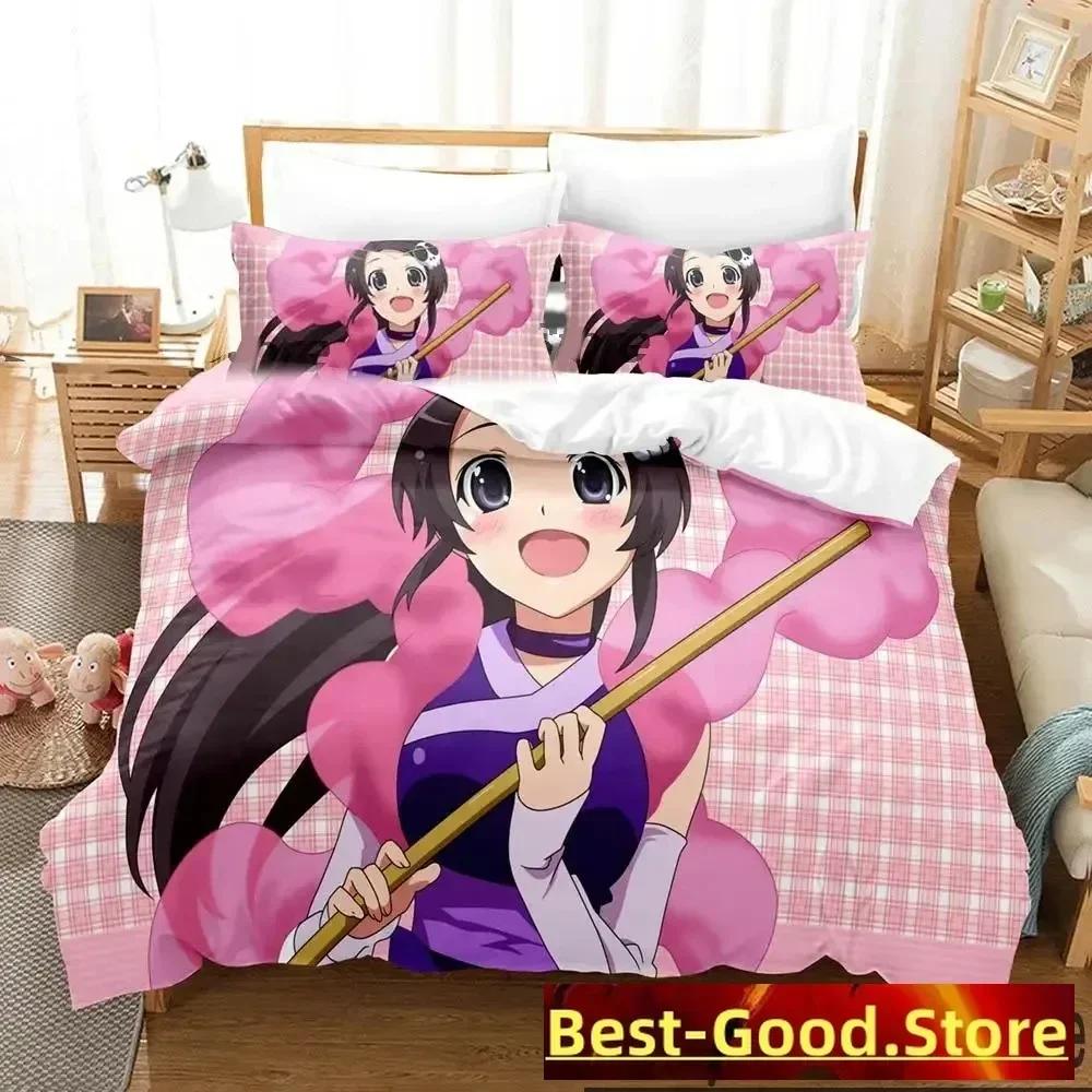 3D Print Anime The World God Only Knows Bedding Set Boys Girls Twin Queen King Size Duvet Cover Pillowcase Bed Boys Adult