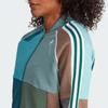 Adidas Originals X Ksenia Schnaider Reprocessed Short Track Jacket Color Block Striped Casual Long Sleeve Jacket Women Jacket Multicolor II0760