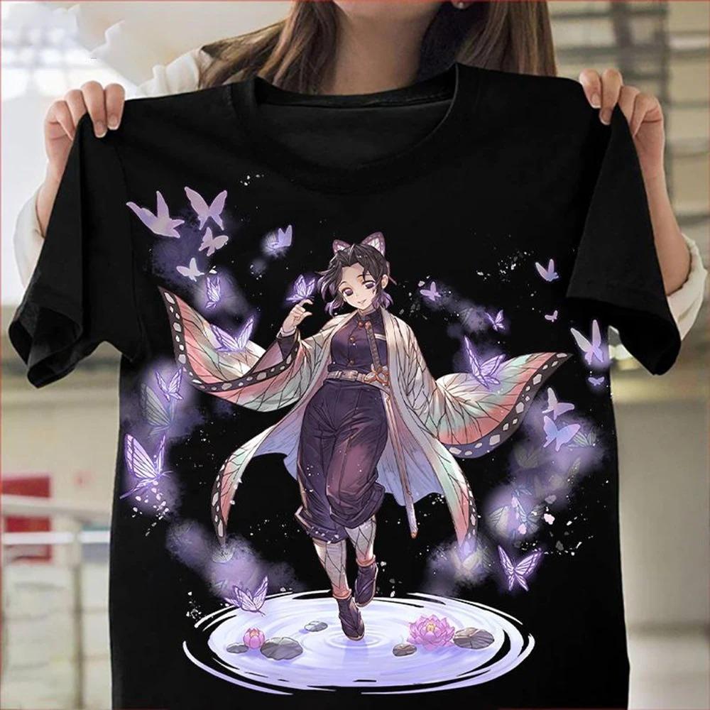 25 New Hot Selling Fashion Anime Demon Slayer Kimetsu No Yaiba Personality Trendy Short Sleeved T-shirt Fashion Gifts Kids Bro