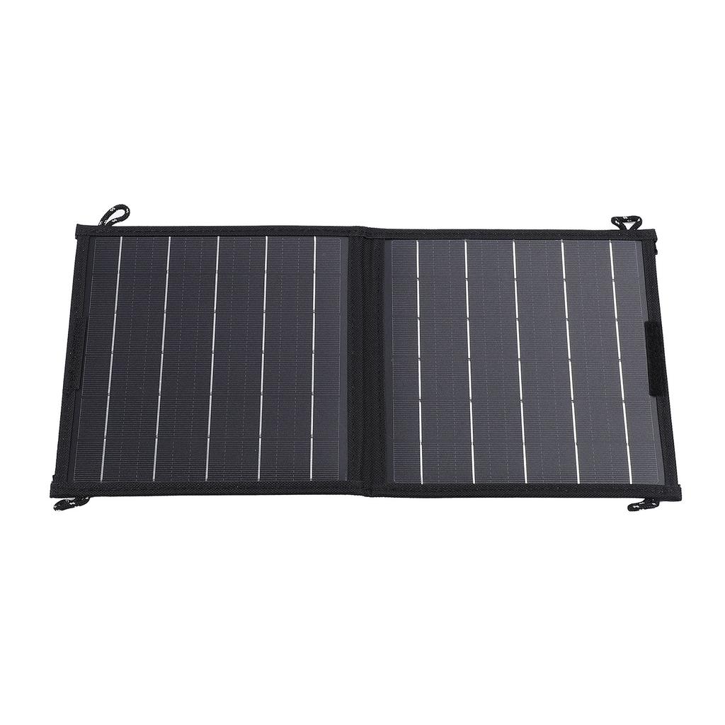 10W Portable Solar Charger Foldable Solar Panel with Dual USB Type C Output Water Resistant
