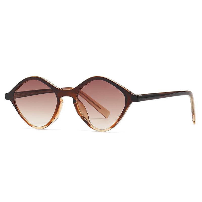 

European And American Narrow Diamond-Shaped Sunglasses For Men Trendy Street Photography Modern Charming Retro Su