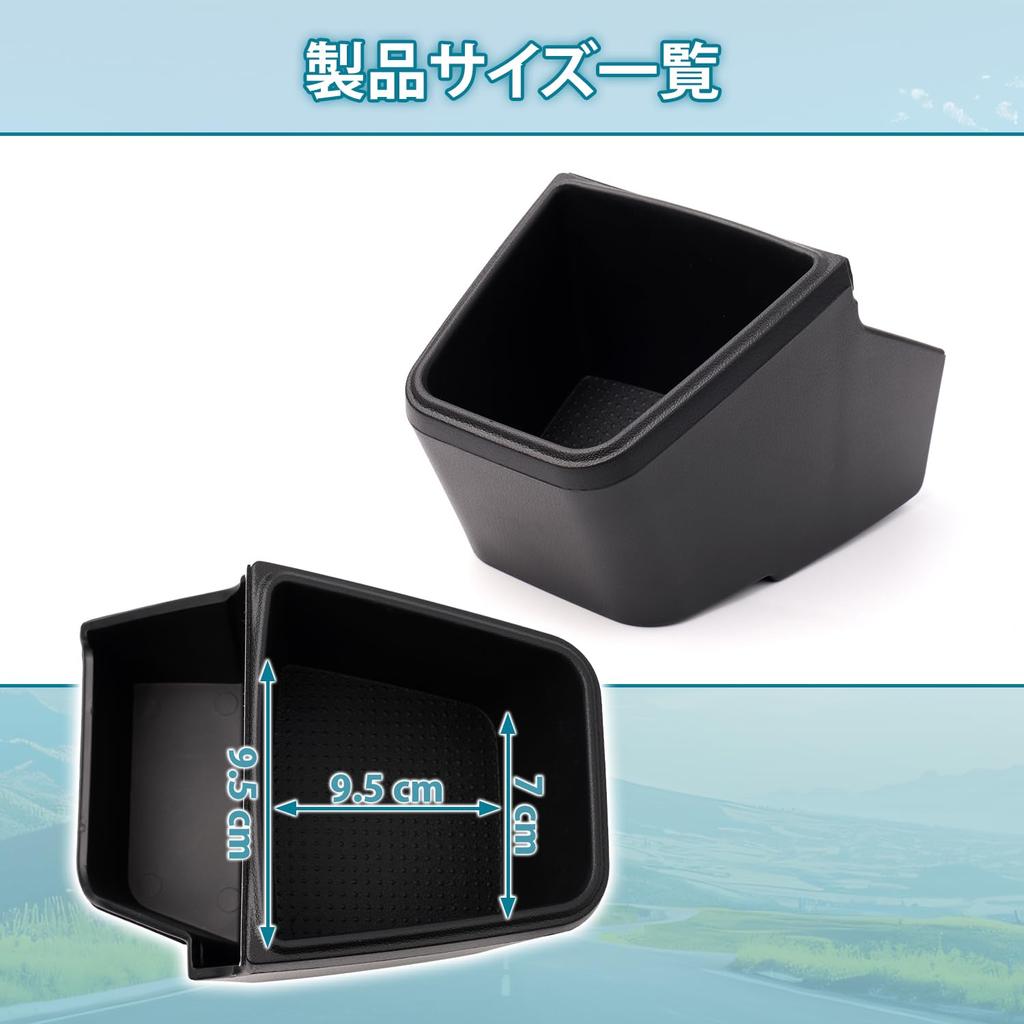 Cartist Daihatsu Hijet Truck S500 Series Passenger Seat Drink Holder (HIJET S500P/S510P Late Model) Cup Holder Storage Box Drink Table Add-on Tray Sma
