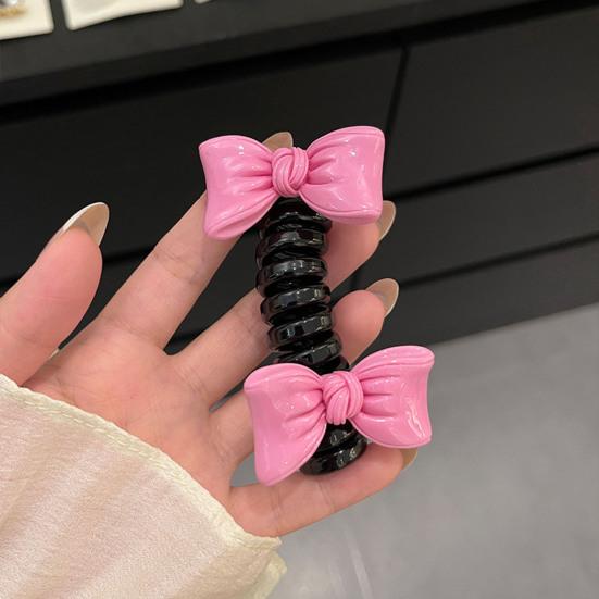 4Pcs Women Hair Ropes Non-Damaging Spiral Hairbands Reusable Non-Slip Ponytail Holders Hair Accessories