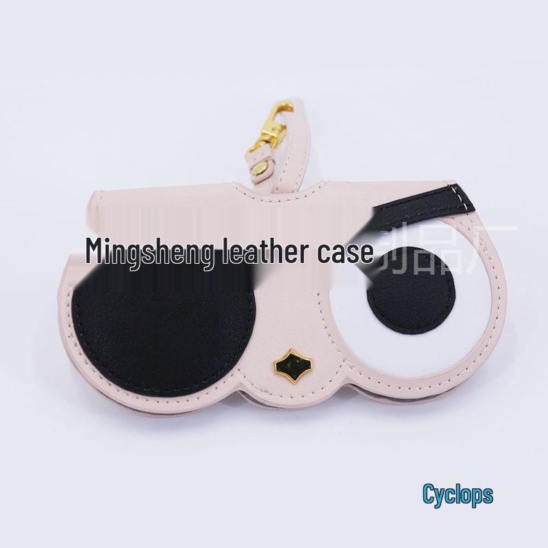 PU Leather Sunglasses Case with Hook Pendant - Trendy TikTok Style for On-the-Go