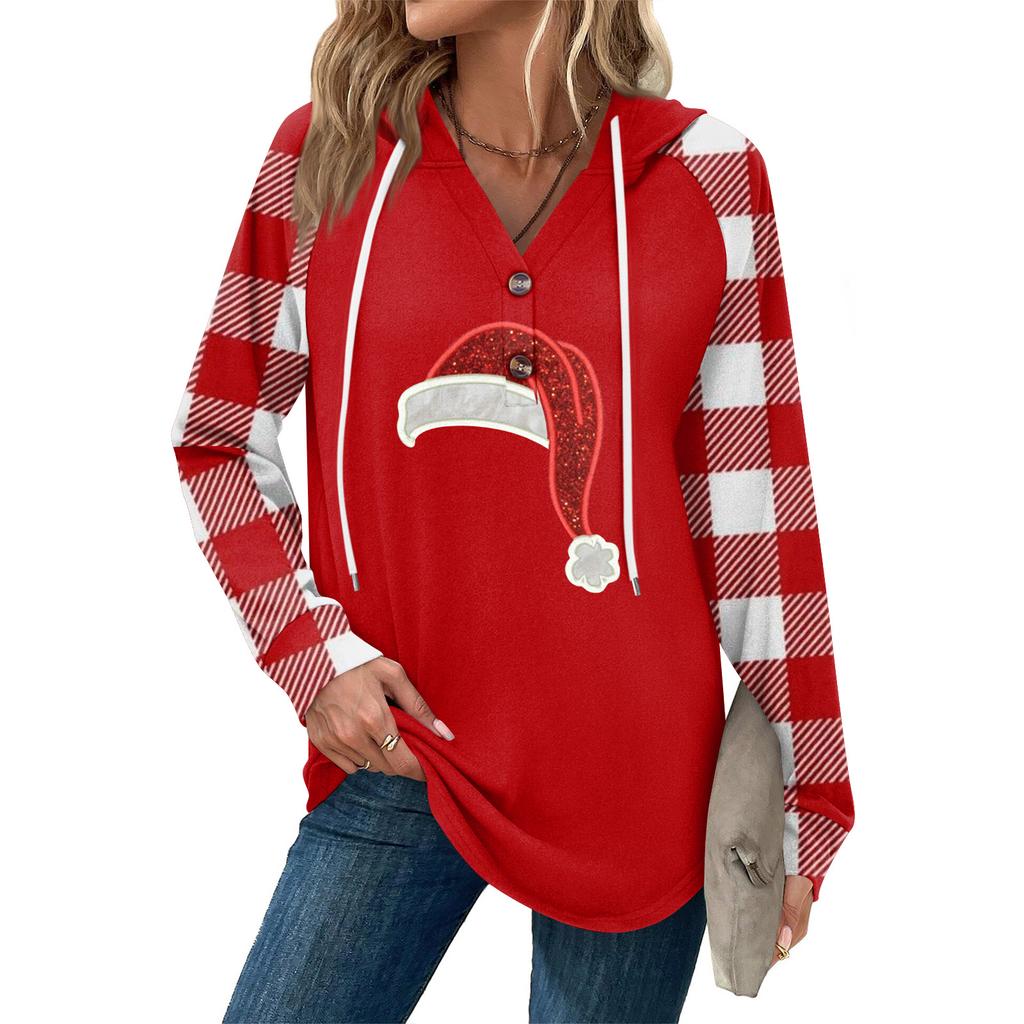 Женская мода, женский легкий пуловер с длинными рукавами и карманами, толстовка с капюшоном в стиле консервативного стиля