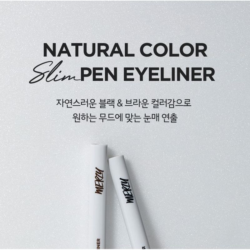 MERZY - The First Slim Pen Eyeliner - 2 Colors
