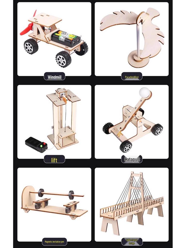 DIY Physics Experiment Kit for Kids – Educational Science Toys & Inventions for Primary School Boys, Great Gift!