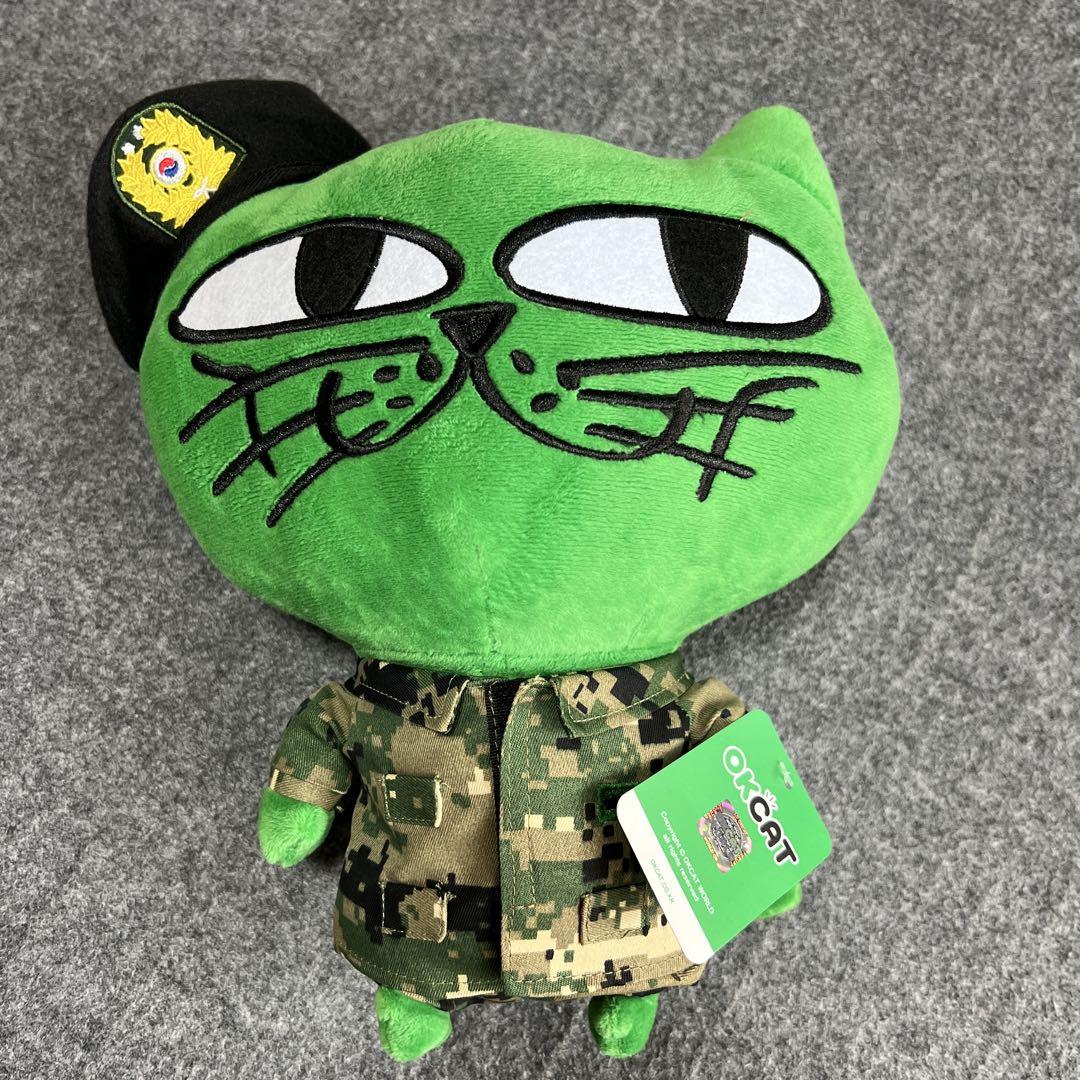 

[USED] Taecyeon 2PMOK CAT Plush Toy Camouflage Jacket Approx. 30cm