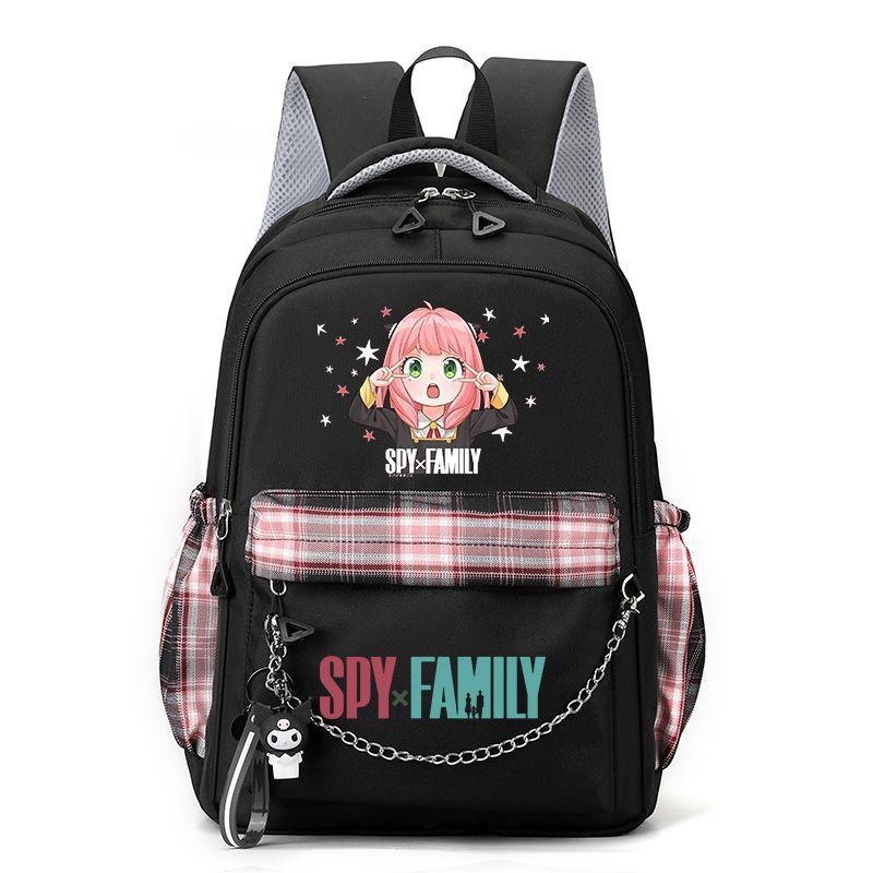 Spy Play House With School Bag Ania Handsome Backpack Elementary And Secondary School Student Campus Trend Backpack Large Capacity