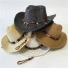 New western cowboy hats for men and women can take summer vacation travel sunscreen sun hat retro sun hat knight hat