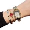 Steel Belt Women'S Watch Simple Women'S Watch Waterproof Temperament Square Watch Women
