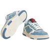Gucci Re Web Denim, Leather Low Top Skateboard Shoes Women's Blue 838831 FAEVU 4645
