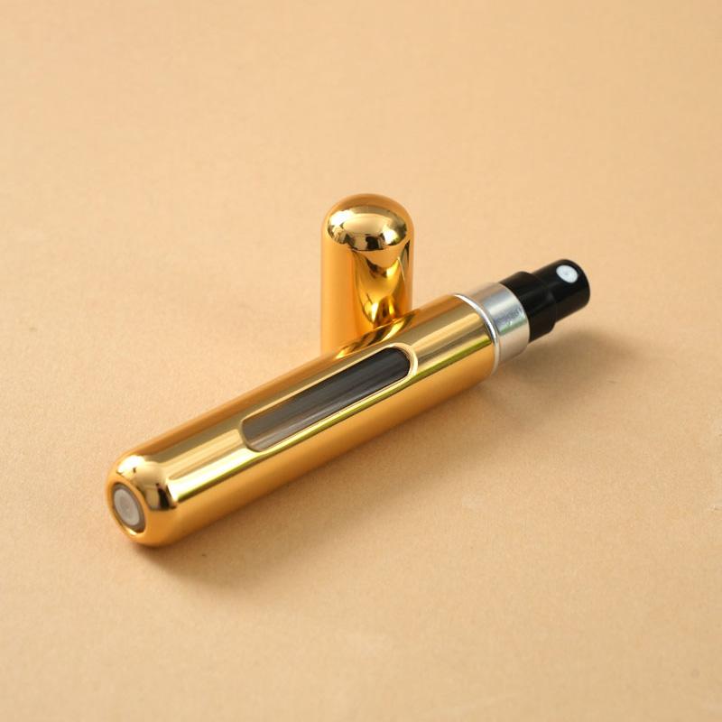 10 ml refillable perfume spray bottle, portable travel size, unscented, PVC-free, metal and plastic , spray bottle for p