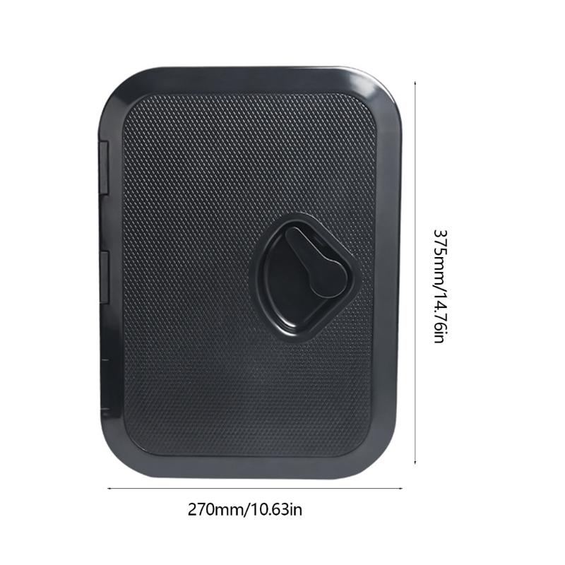 Strong 15 Inch Square Boat Deck Panel Waterproof ABS Construction Marine Access Panel Easy to Use for Yachts Campers