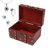 Treasure Box Durable Wear Resistant Space Saving Wide Application Easy Storage Treasure Chest for Home Store Office