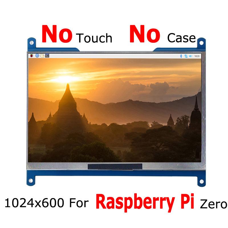 Raspberry Pi Zero 7-inch Touch Tablet with RJ45, USB Hub, and Speaker