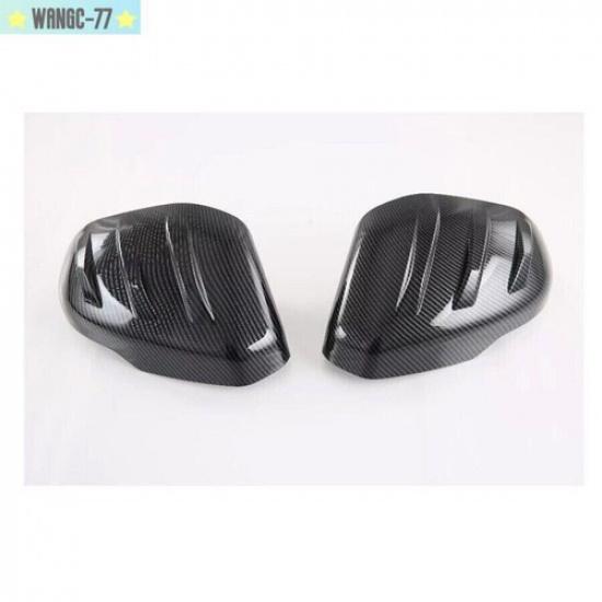 2PCS For Honda CRV CR-V -2024 Carbon Fiber Rear View Side Mirror Cover Trim