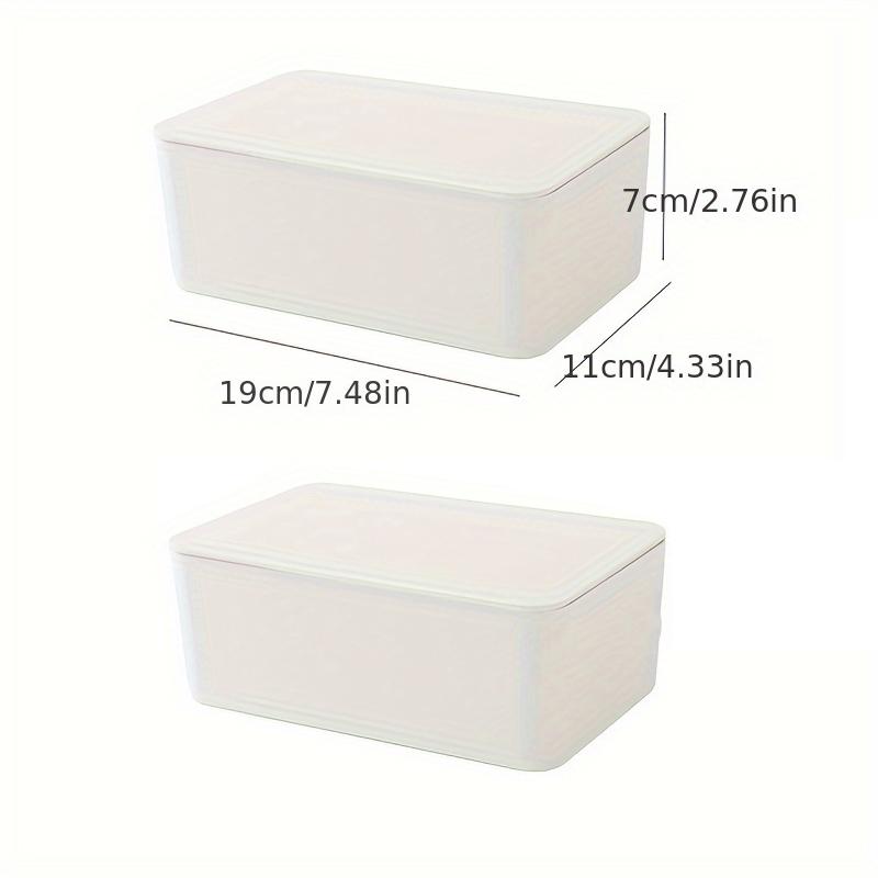 1/2pc Wet Wipes Storage Box Sealed Wet Tissue Box with Lid Living Room Desktop Wet Wipes Container Plastic Sealed Tissue Box