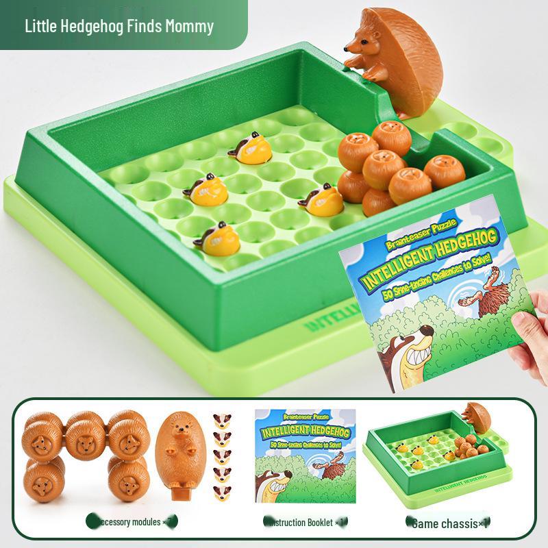 Early Education Maze: Little Hedgehog Finds Mom - Parent-Child Interactive Desktop Toy