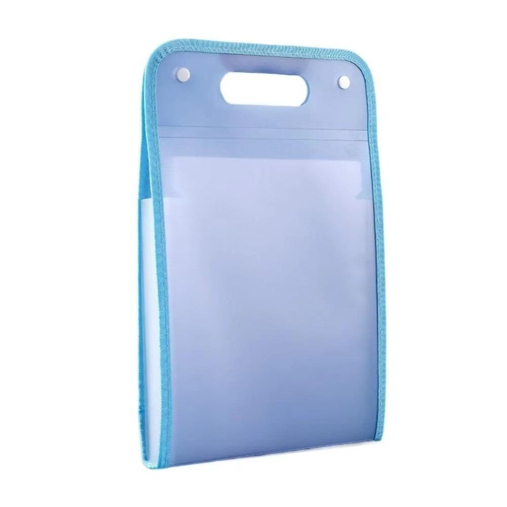 Accordion A4 File Folder Multi Pocket File Organizer New File Folder School Supplies синий