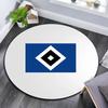 Hamburger SV Round Area Rug,Carpet Rug for Living Room Bedroom Sofa Playroom Decor,Non-slip Floor Mat