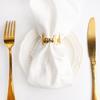1/5PCS Fashion Letter Napkin Ring New Gold Silver Bismillah Napkin Rings Western Restaurant Hotel Wedding Party Home Decoration