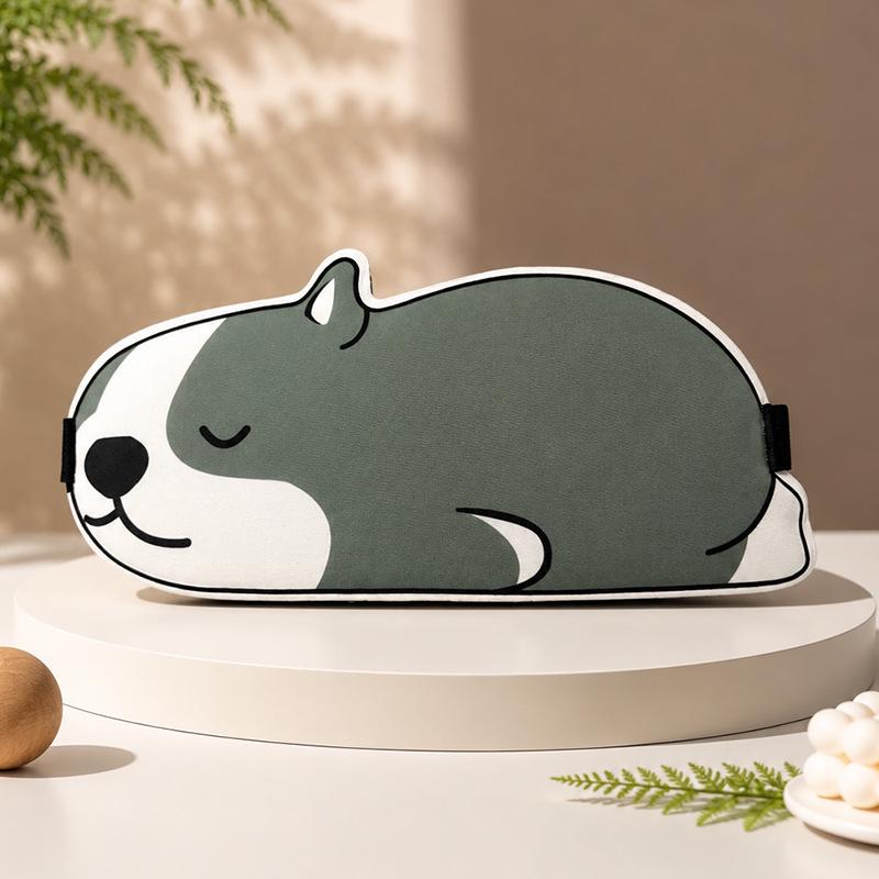 3D Cartoon Koe Slaapmasker: Lichtblokkerende Schattige Dierenoogbescherming voor Volwassenen voor Reizen en Dutjes