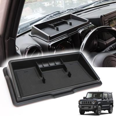 Temiry New Jimny Dashboard Tray Smartphone Holder Jimny JB64 Accessories Accessory Holder for Jimny Sierra Accessories Car Storage Box 3D Tray