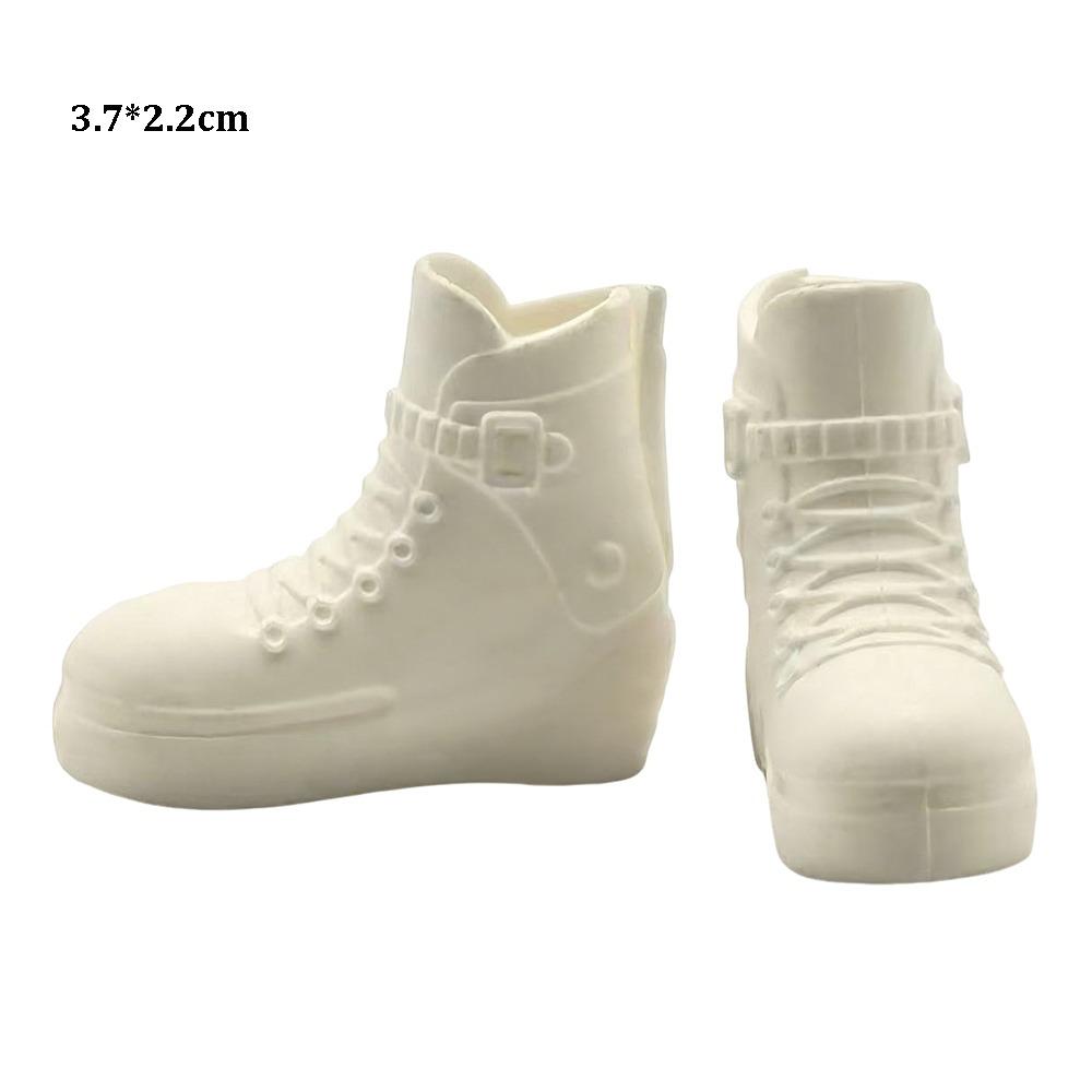 1Pair High Quality Fashion 1/6 Doll Shoes Plastic Multistyles Male Doll Boots Doll Casual Wear Shoes Fit Foot Length 2cm Dolls