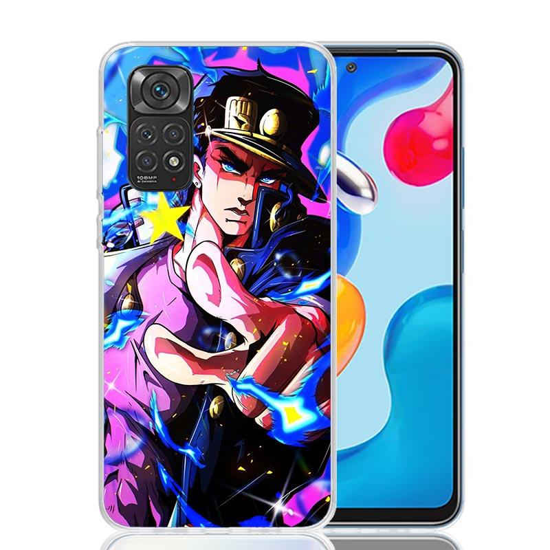JoJo's Bizarre Adventure Kujo Jotaro Phone Case For Xiaomi Redmi Note 15 14 13 12S 12 Pro Plus 11S 11E 11 11T 10S 10 Art Soft Pa