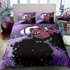 Chic Black Girl Illustration 3pc Soft Bedding Set - Hypoallergenic Duvet Cover & 2 Pillowcases For Cozy Bedroom Ambiance