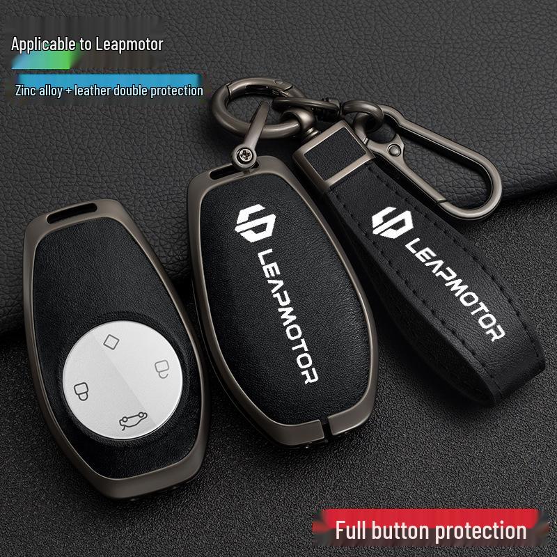 Leapmotor T03/S01/C01 Key Case: 2021 High-End Metal Protective Shell