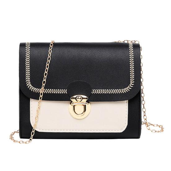 

Легка сумка через плече з тонкими швами