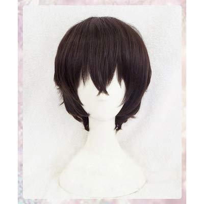 Heat-resistant cosplay wig "Second Castle" Dazai Osamu event wig + 2 bonus items