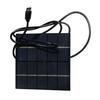 1.5W 5V Solar Panel Portable Lightweight Type-C Outdoor Camping Hiking Cycling Power Bank Mobile