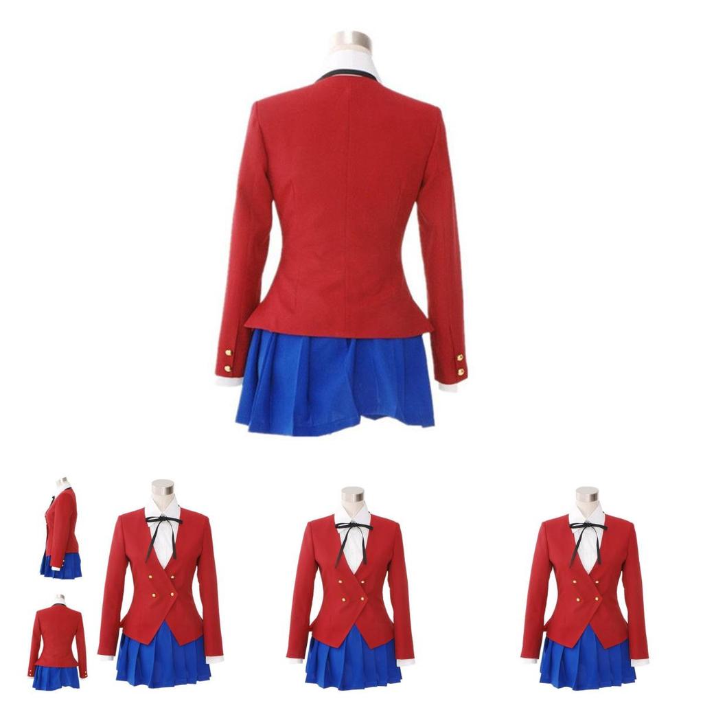Stunning Dragon Tiger Toradora Aisaka Taiga Cosplay Costume Exquisite School Uniform For Large Sizes
