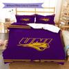 Northern Iowa Panthers Pattern Bedding Set Quilt Cover Pillowcase Home Decor Gift (1 * Duvet Cover + 2 * Pillowcase, Without Core)
