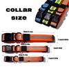 Reflective Strip Waterproof PVC Adjustable Dog Collar Leash Set with 360 Rotatable Zinc Alloy Buckle Night Visible