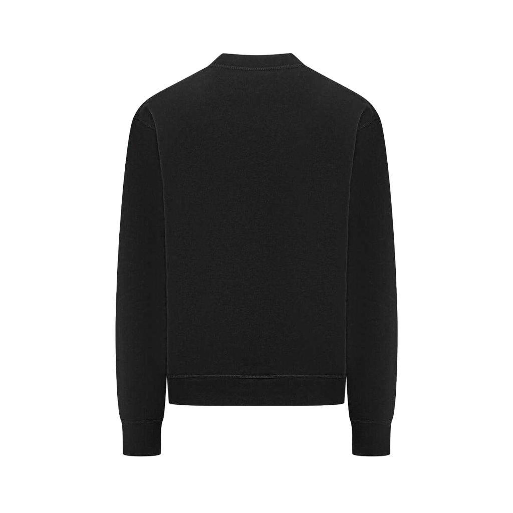 Dsquared2 Unisex Baumwoll-Pullover mit langen Ärmeln und Ahornblatt-Motiv für Erwachsene