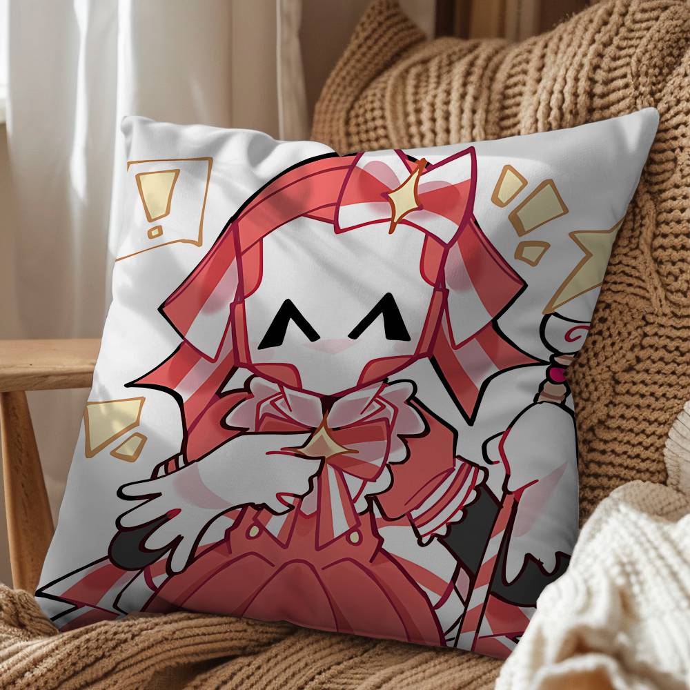 Art Cute Cool Castle Crashers Pillow Cover Living Room Sofa Cushion Cover Bedroom Room Bed Pillow Cover Home Decoration