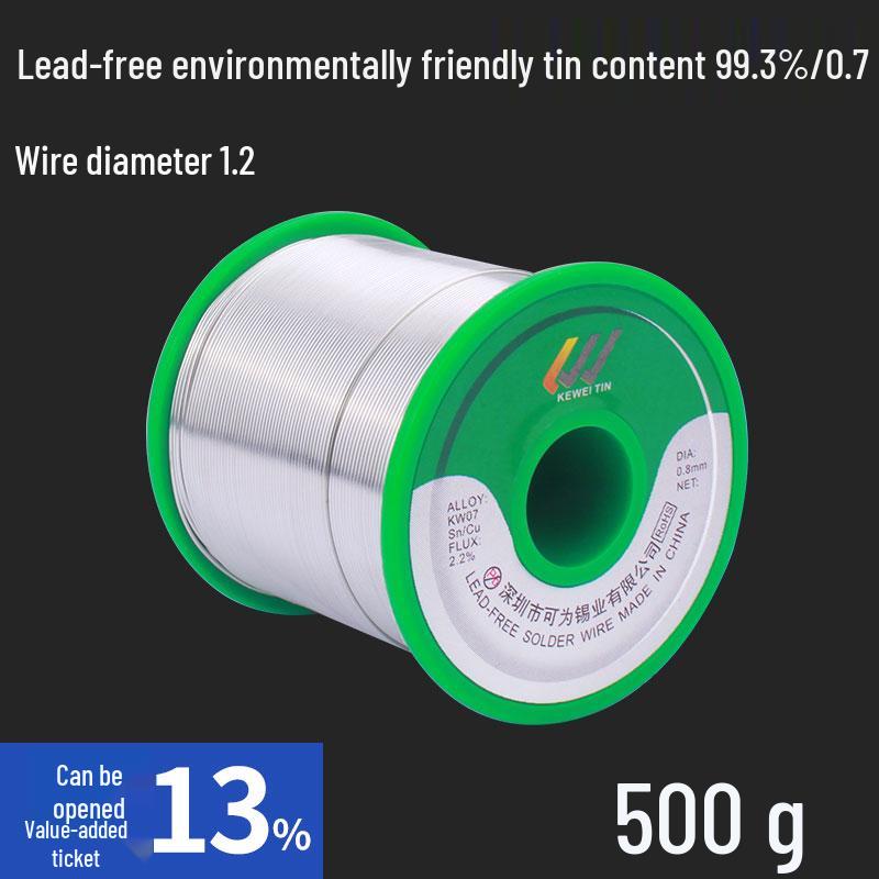 Lead-Free 1.0mm Rosin Core Solder Wire for Low-Temp Repairs