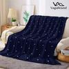 Midnight Dot Pattern Flannel Blanket Warm Soft Halloween Christmas Couch Warm Cozy Decorative Decor Gift for All Season