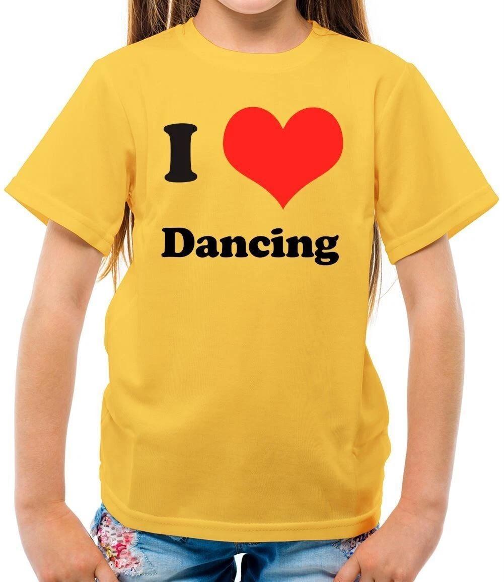 I Love Dancing - Kids T-Shirt - Dance Dancer Ballroom Ballet Tap Salsa 120