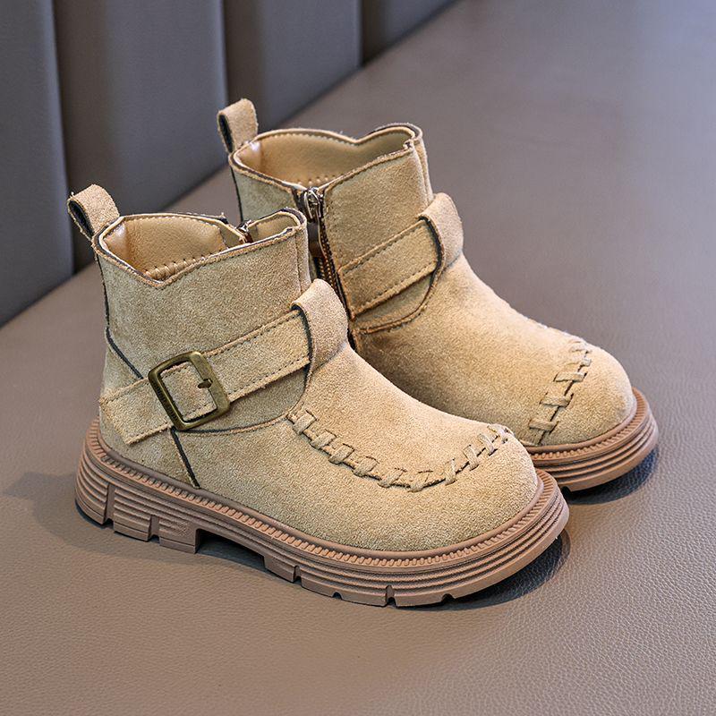 

Женские ботильоны из натуральной кожи - Британский стиль, Мягкая подошва, Желтый US 9 (16cm insole)