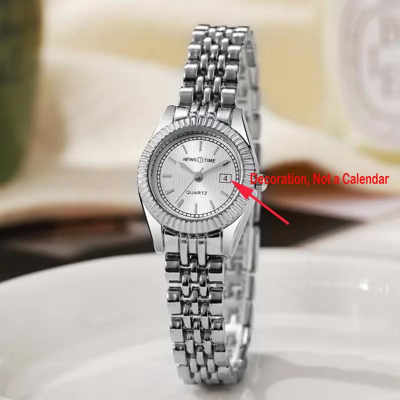 

Топ Бренд Женские Золотые Серебряные Классические Кварцевые Часы Женские Элегантные Часы Роскошный Подарок Часы Женские Стальные Наручные Часы Montre Femme