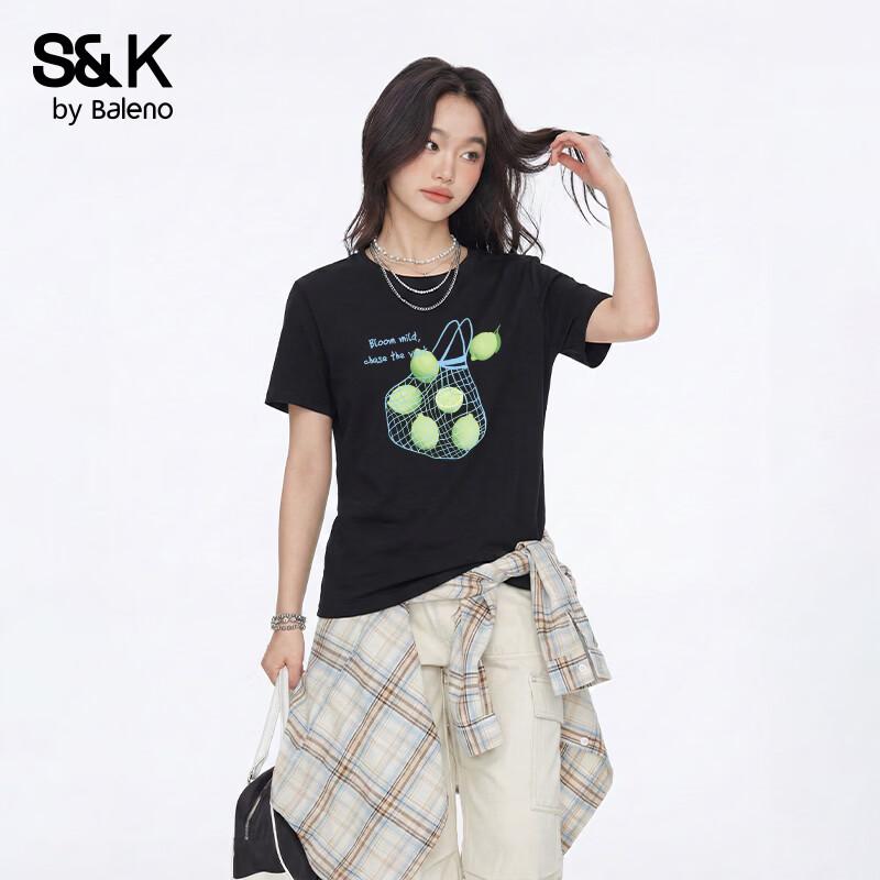 Baleno S&K Korean Style Pure Cotton Short Sleeve T-Shirt 2XL